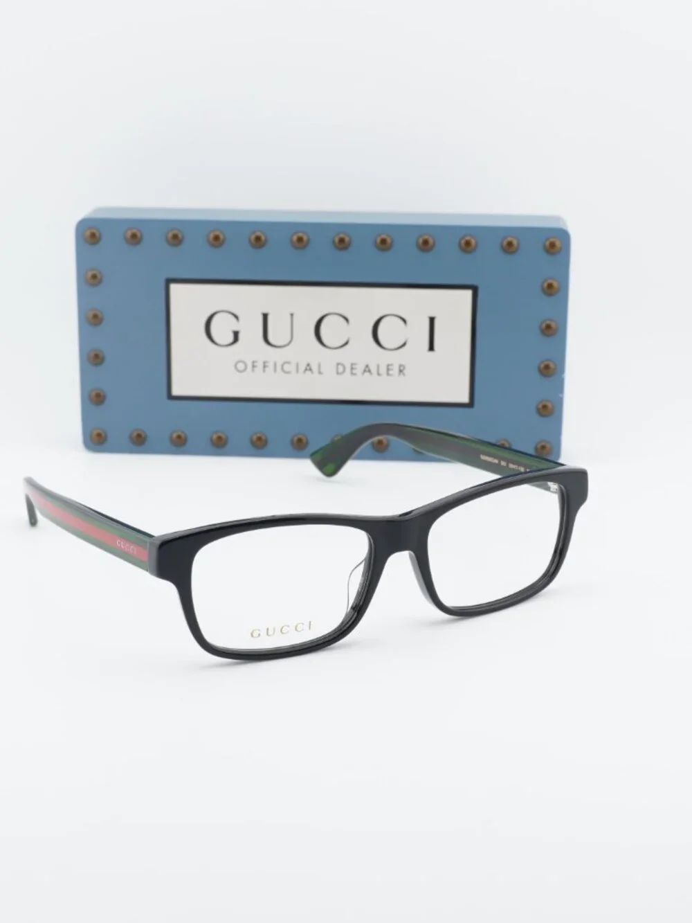 Gucci GG0006OAN 002 Rectangle Eyeglasses 55mm - Black
